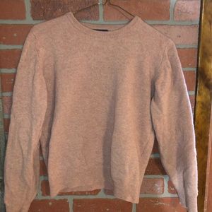 Lands End Light Pink Crewneck Sweater
